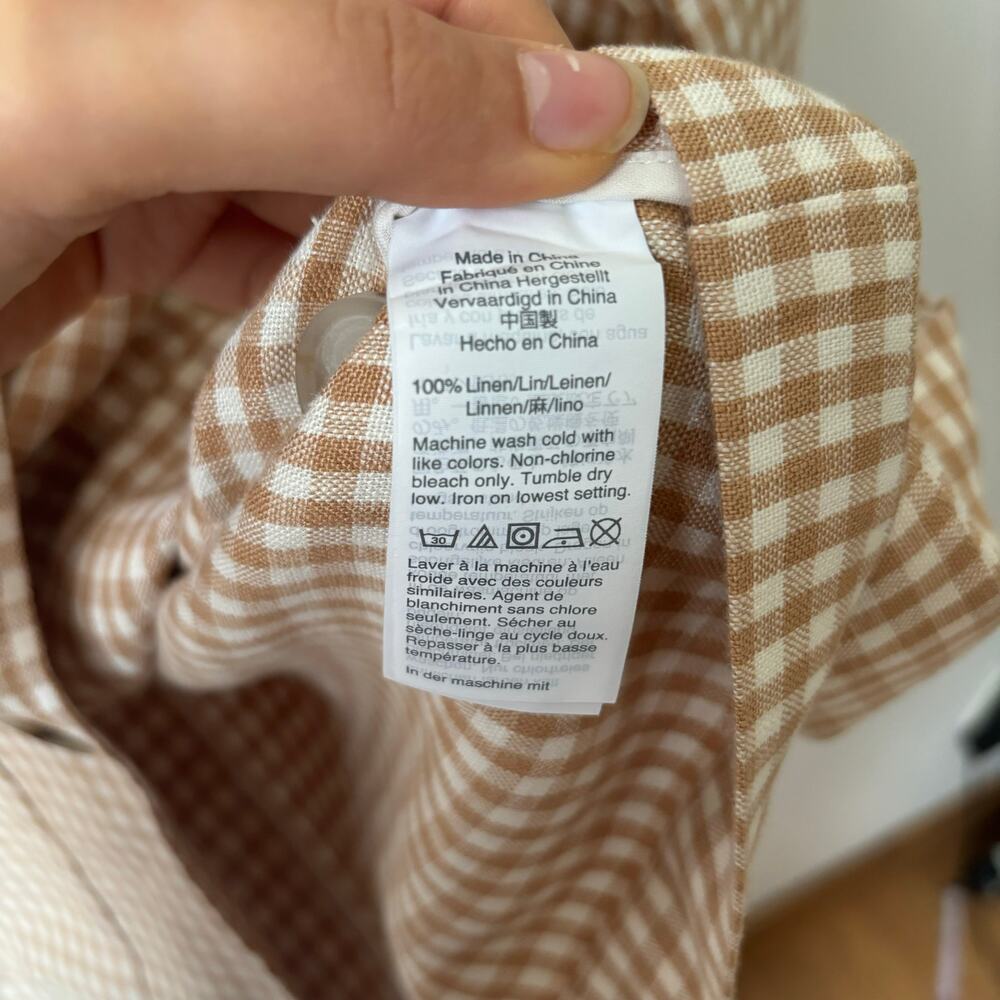 Madewell Linen Gingham Blazer - Picture 3 of 7